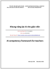 ‘Khung năng lực AI cho giáo viên’ - bản dịch sang tiếng Việt