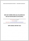 ‘Báo cáo thường niên 2022 của Nhóm các Nhà cấp vốn Nghiên cứu Mở (ORFG)’ - bản dịch sang tiếng Việt