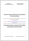 ‘Thu hút các công ty để hỗ trợ cho chuyển đổi số VET với SELFIE WBL’ - bản dịch sang tiếng Việt