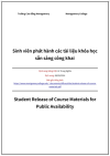 ‘Sinh viên phát hành các tài liệu khóa học sẵn sàng công khai’ - bản dịch sang tiếng Việt
