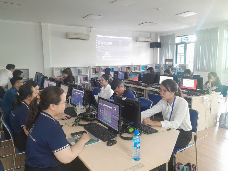 Khóa Thực hành khai thác Tài nguyên Giáo dục Mở No3/2026 tại Trường Đại học Nguyễn Tất Thành, 10 và 17/06/2026. Ngày 2.